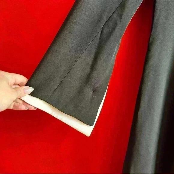 Vintage Jacques Fath Paris Neiman Marcus back and white silk dress size 12 - Picture 11 of 11